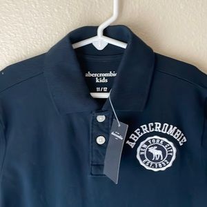 Abercrombie Black Polo Shirt for Boys